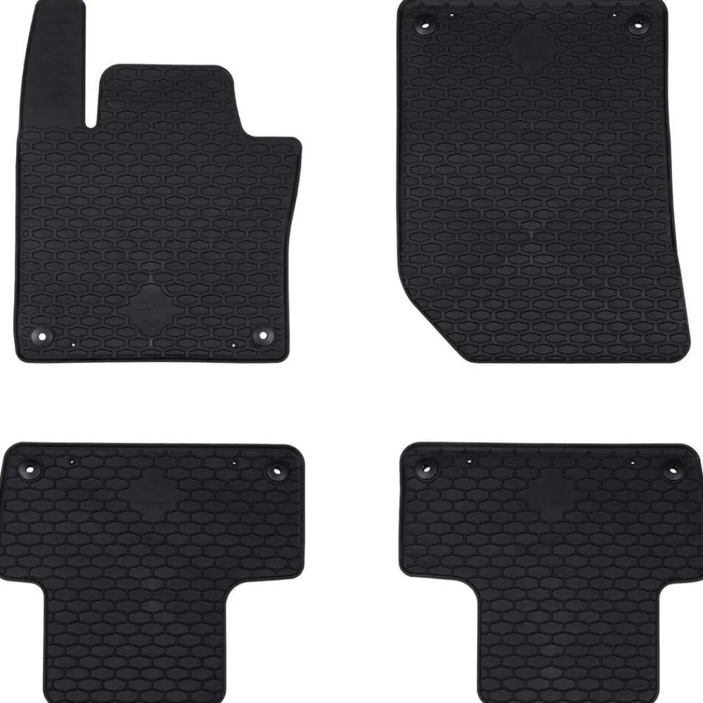 Autobodemmat 4 pcs Zwart Geschikt voor Volvo XC60 2018- Rubber>vidaXL Sale