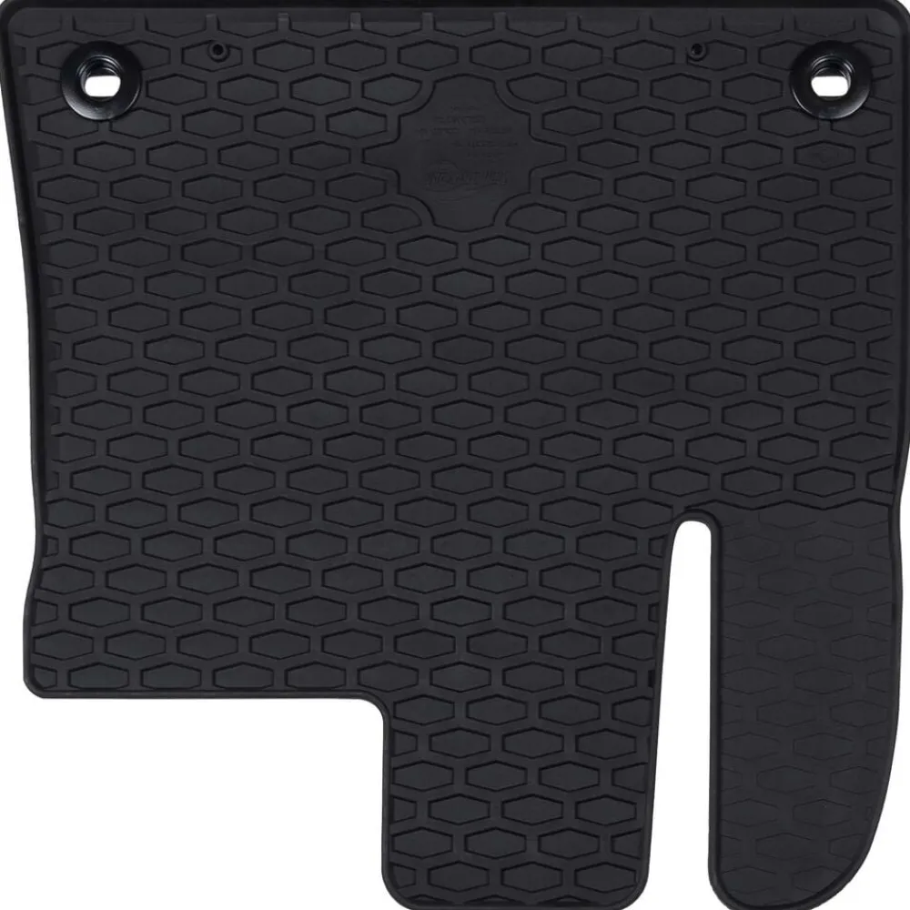 Voertuigonderdelen & -Accessoires*vidaXL Autobodemmat 4 pcs Zwart Rubber
