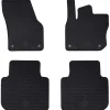 Autobodemmat 4 pcs Zwart geschikt voor Škoda KODIAQ TDI 2024->vidaXL Clearance