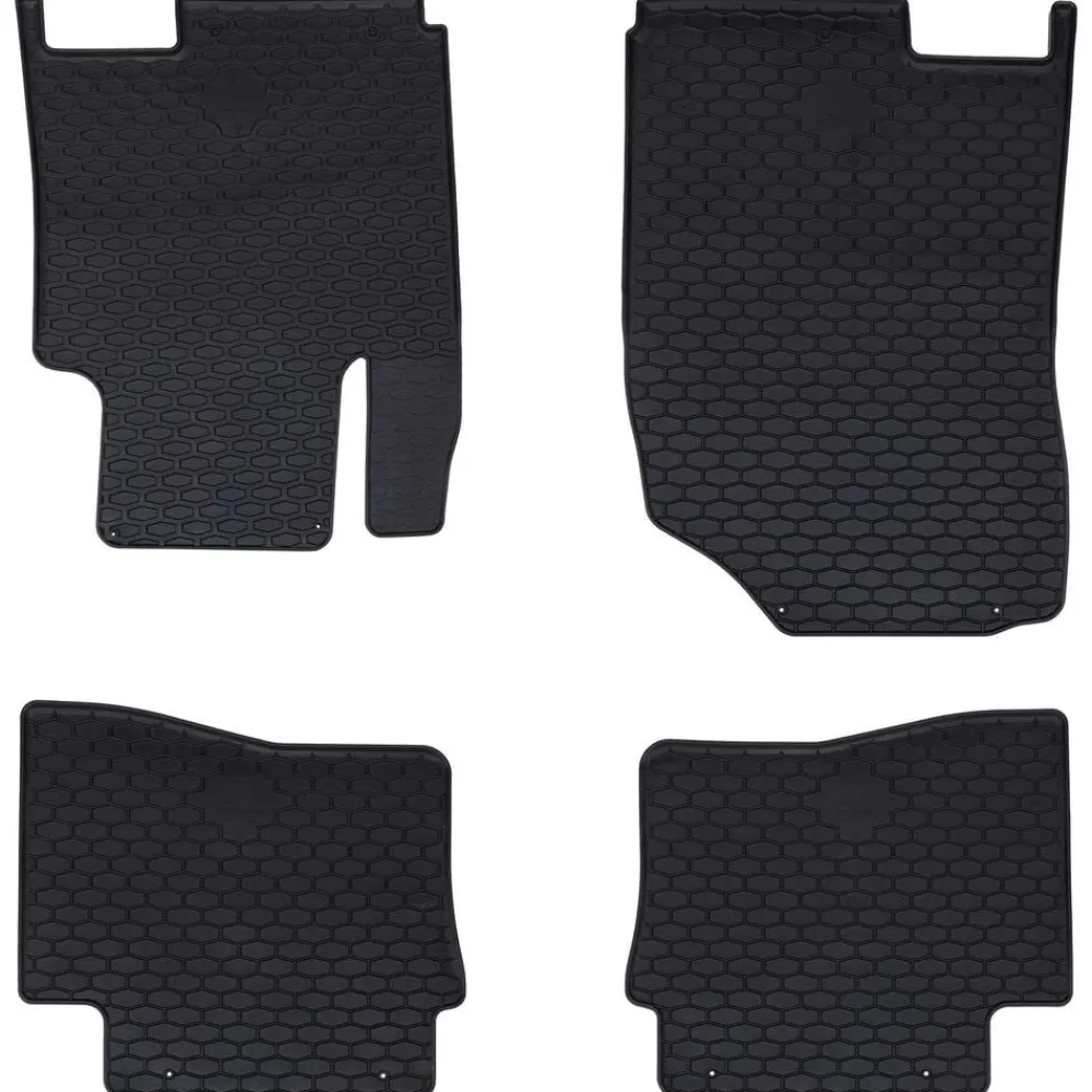 Autobodemmat 4 pcs Zwart Geschikt voor HYUNDAI i20 2014-2019>vidaXL Sale