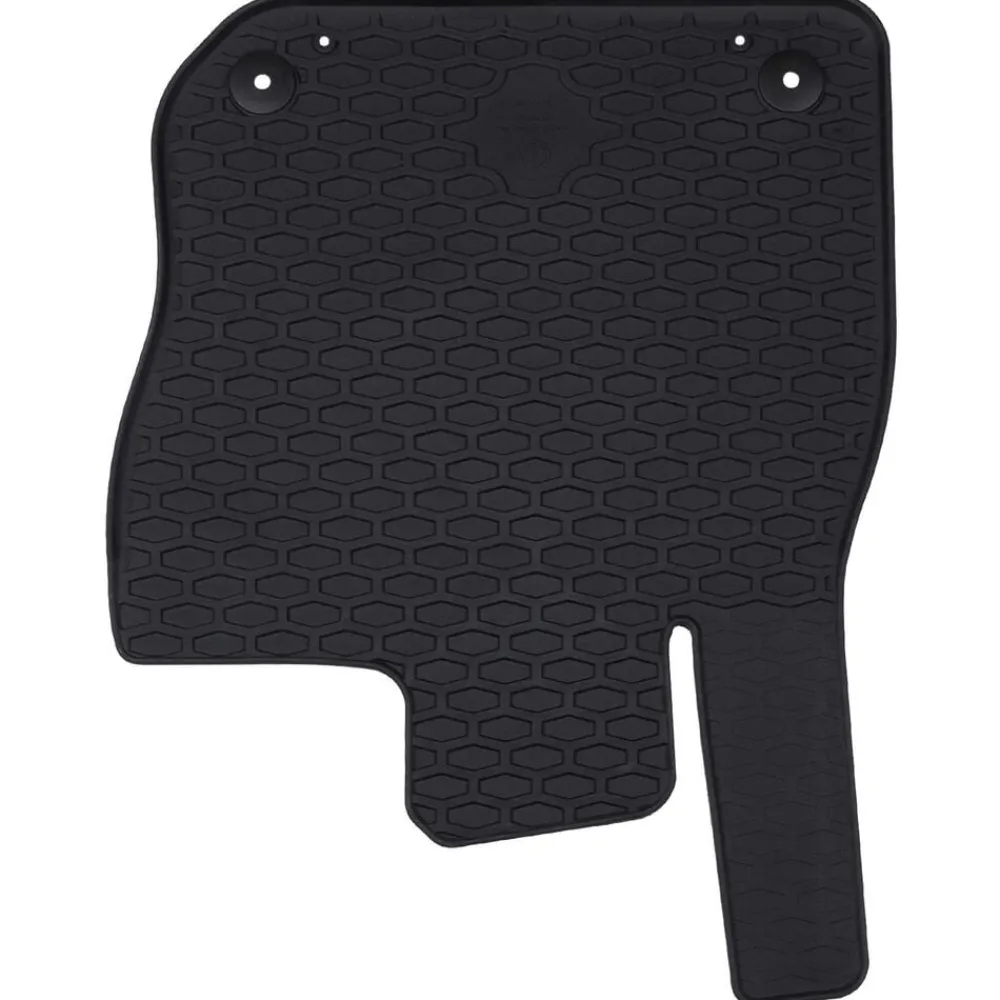 Autobodemmat 4 pcs Zwart Rubber>vidaXL