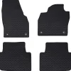 Voertuigonderdelen & -Accessoires*vidaXL Autobodemmat 4 pcs Zwart geschikt voor KAMIQ 2019- Rubber