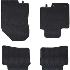 Autobodemmat 4 pcs Zwart geschikt voor Hyundai i20 2020- Rubber>vidaXL
