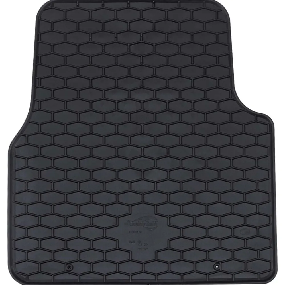 Voertuigonderdelen & -Accessoires*vidaXL Autobodemmat 4 pcs Zwart Geschikt voor C4 2021- Rubber