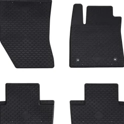 Autobodemmat 4 pcs Zwart Geschikt voor Renault MEGANE 2016->vidaXL Sale