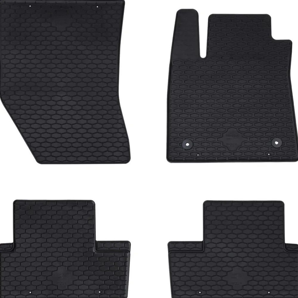 Autobodemmat 4 pcs Zwart Geschikt voor Renault MEGANE 2016->vidaXL Sale