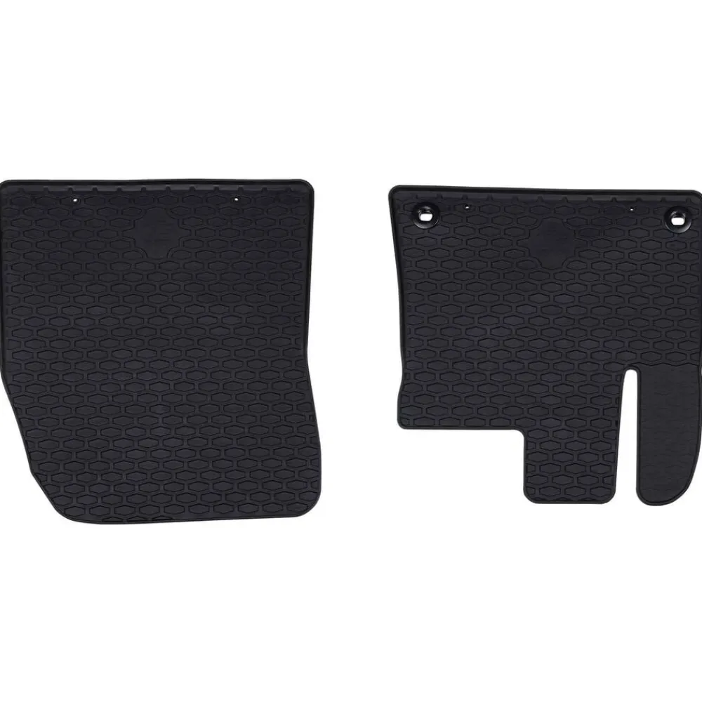 Autobodemmat 2 pcs Zwart Rubber>vidaXL Clearance