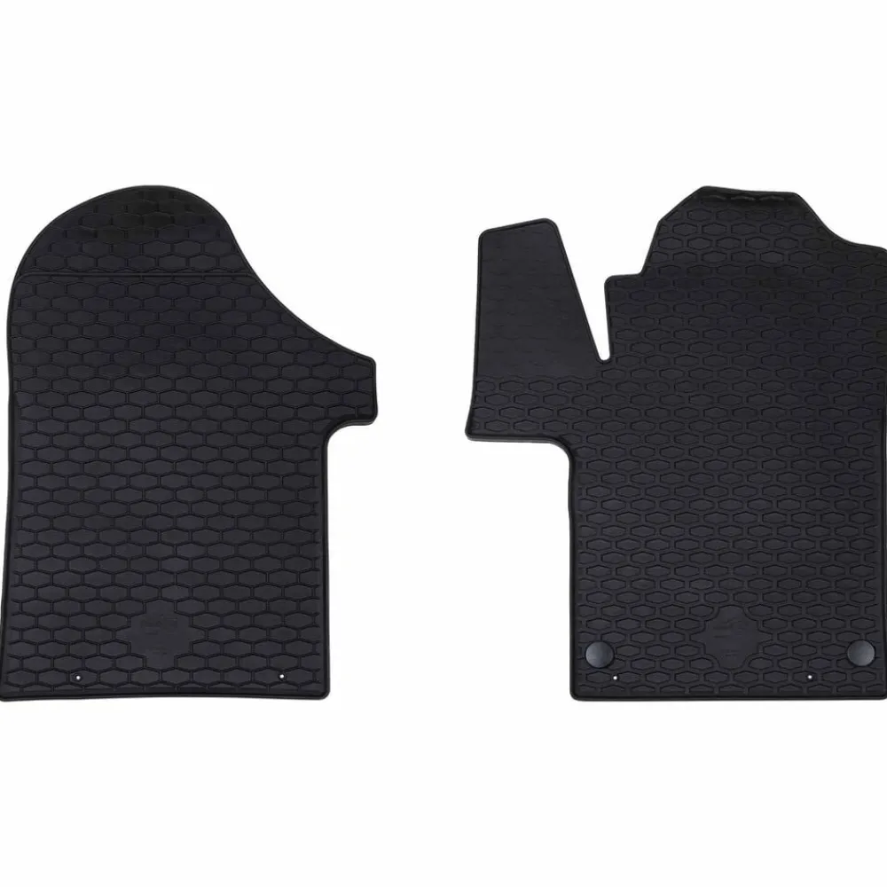 Autobodemmat 2 pcs Zwart Rubber>vidaXL Best