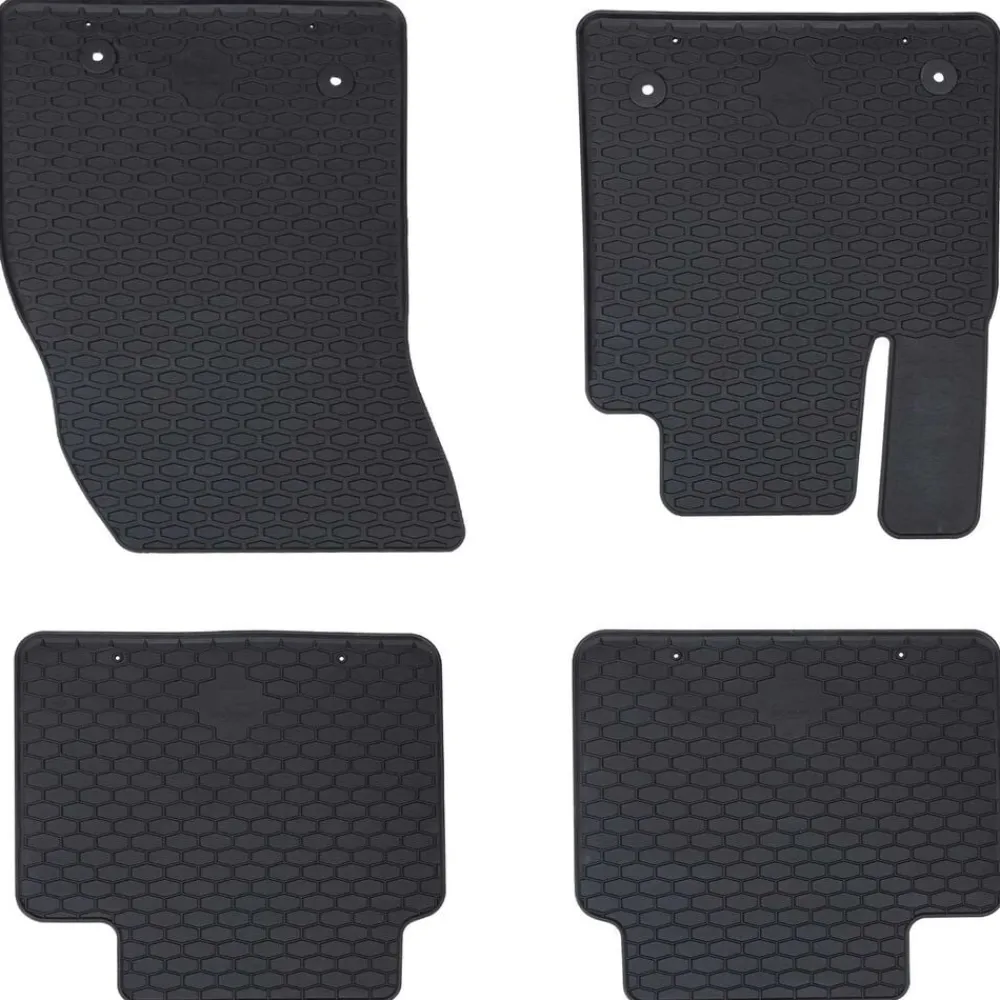 Autobodemmat 4 pcs Zwart geschikt voor Ford Focus 2018- 4D Aft.>vidaXL Discount