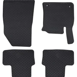 Voertuigonderdelen & -Accessoires*vidaXL Autobodemmat 4 pcs Zwart geschikt voor CAPTUR 2020- Rubber