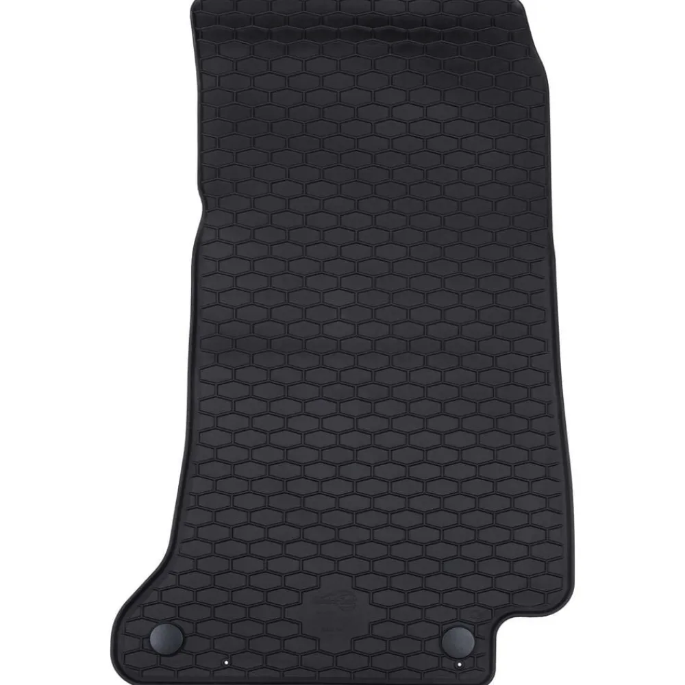 Voertuigonderdelen & -Accessoires*vidaXL Autobodemmat 4 pcs Zwart Rubber