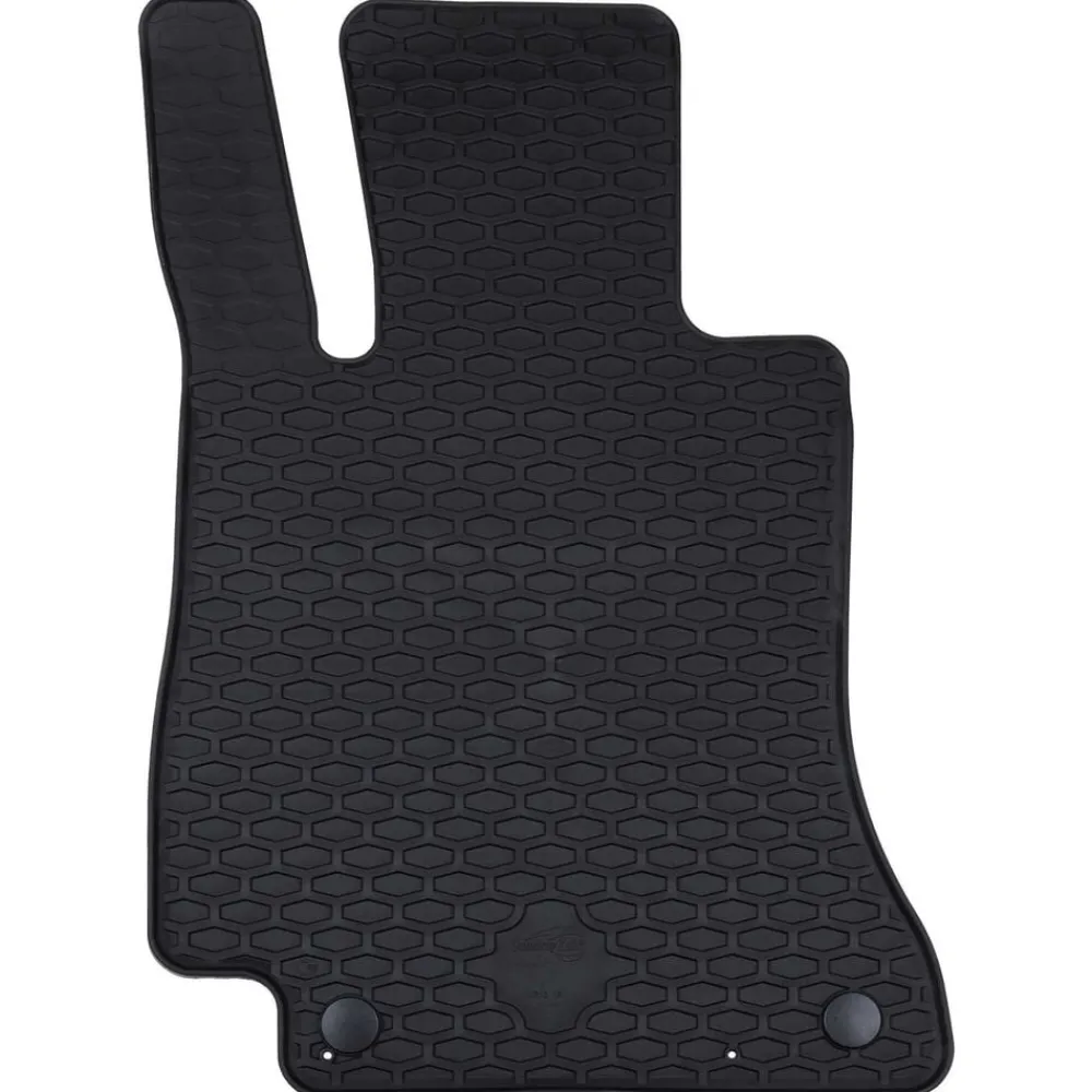 Voertuigonderdelen & -Accessoires*vidaXL Autobodemmat 4 pcs Zwart Rubber