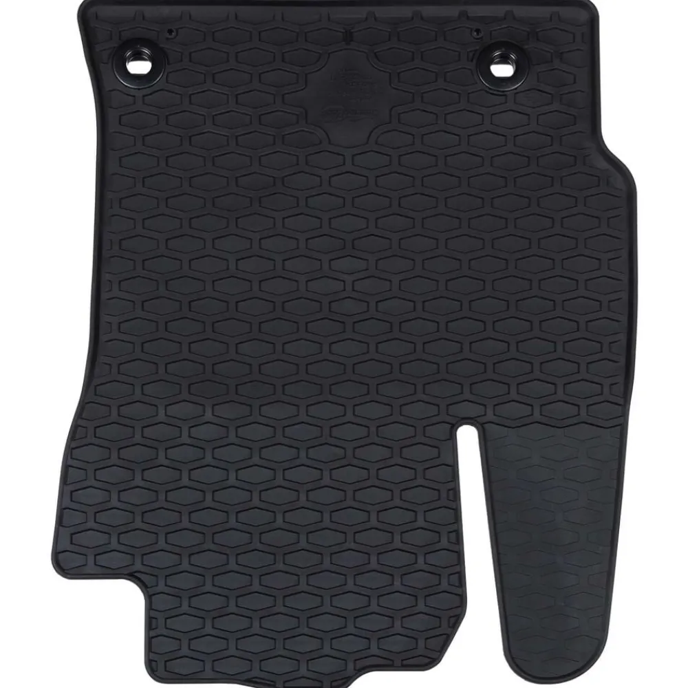 Voertuigonderdelen & -Accessoires*vidaXL Autobodemmat 4 pcs Zwart Rubber