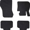 Autobodemmat 4 pcs Zwart geschikt voor BMW 1er 2017- Rubber>vidaXL Outlet