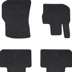 Voertuigonderdelen & -Accessoires*vidaXL Autobodemmat 4 pcs Zwart Geschikt voor BMW X3, X4 2018-4D Aft
