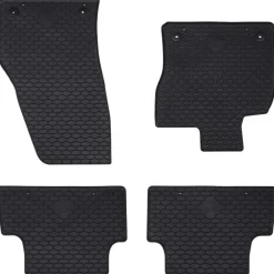 Voertuigonderdelen & -Accessoires*vidaXL Autobodemmat 4 pcs Zwart geschikt voor T-ROC Cabrio 2019-