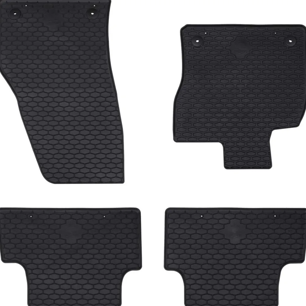 Voertuigonderdelen & -Accessoires*vidaXL Autobodemmat 4 pcs Zwart geschikt voor T-ROC Cabrio 2019-