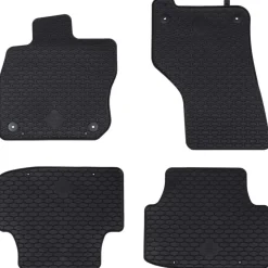 Autobodemmat 4 pcs Zwart Rubber>vidaXL Discount