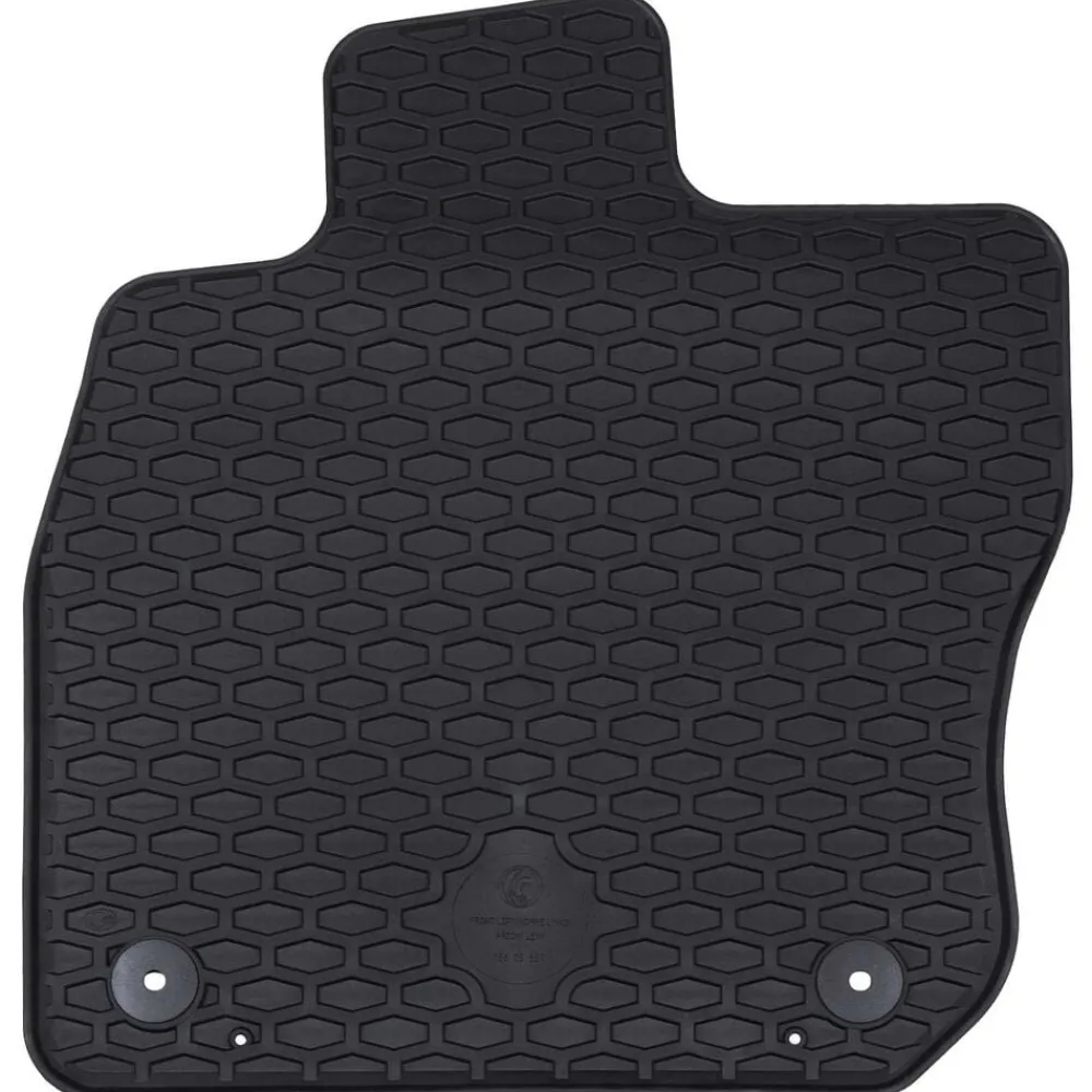 Autobodemmat 4 pcs Zwart Rubber>vidaXL Discount