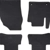 Voertuigonderdelen & -Accessoires*vidaXL Autobodemmat 4 pcs Zwart Rubber