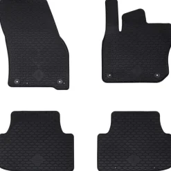 Autobodemmat 4 pcs Zwart Rubber>vidaXL Sale