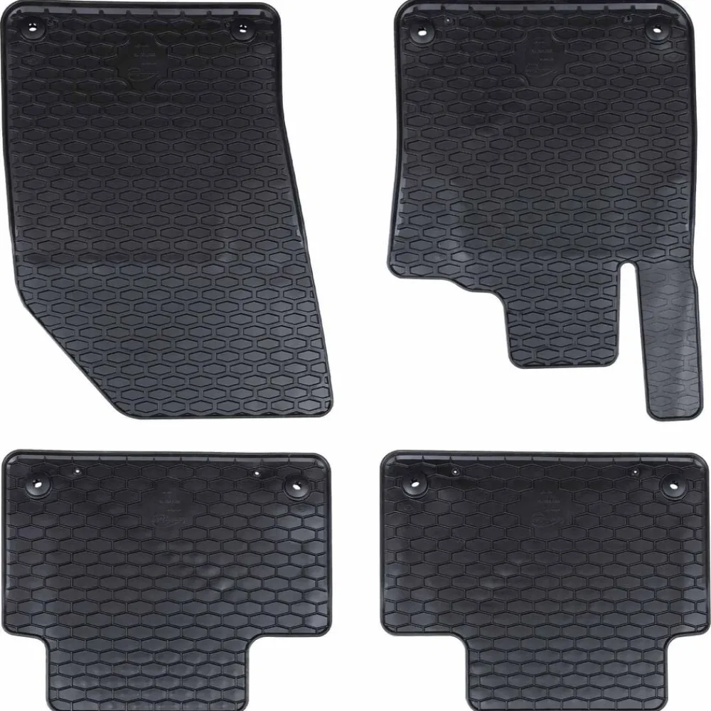 Autobodemmat 4 pcs Zwart Rubber>vidaXL Sale