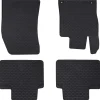 Voertuigonderdelen & -Accessoires*vidaXL Autobodemmat 4 pcs Zwart geschikt voor 308 SW 2021- Rubber