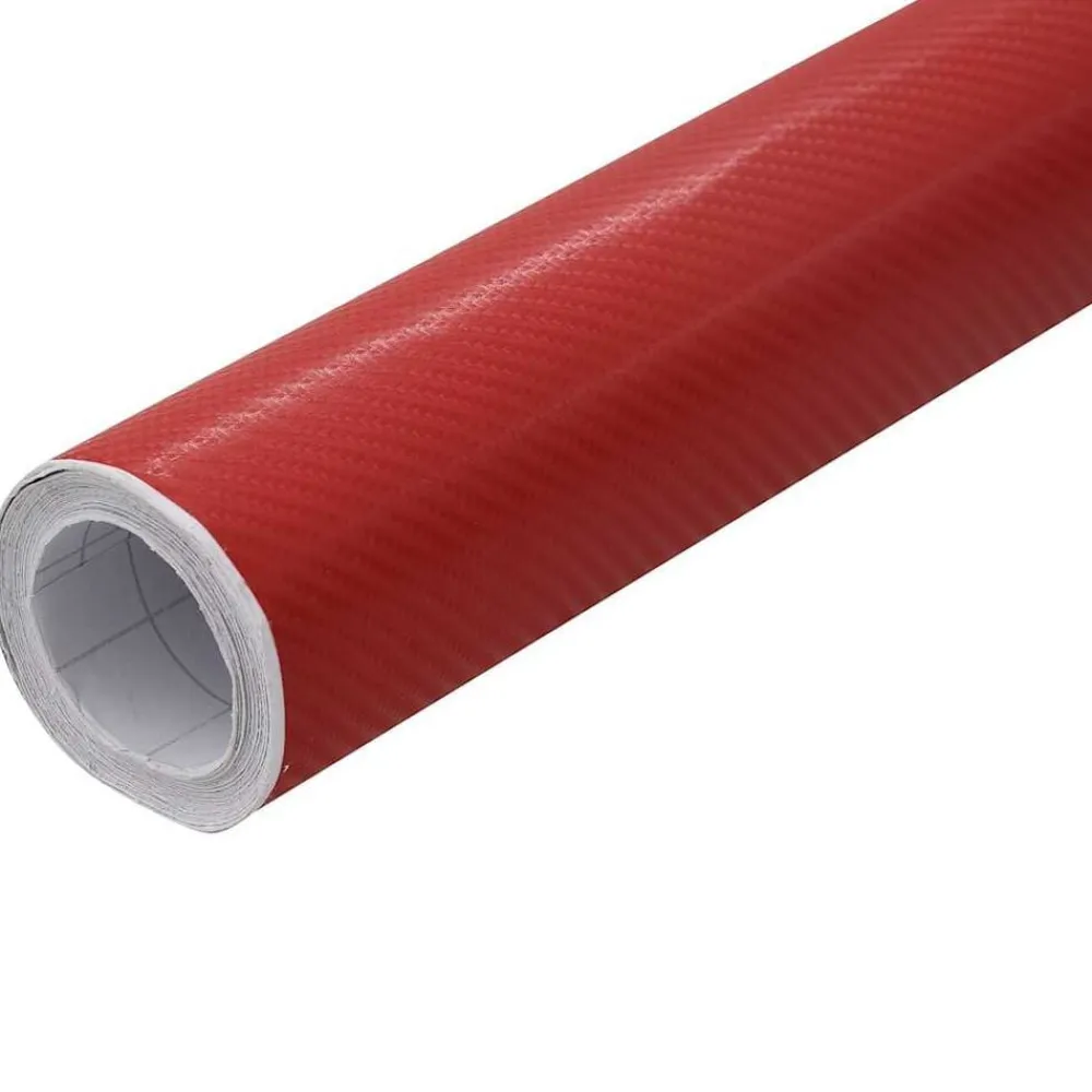 Voertuigonderdelen & -Accessoires*vidaXL Autofolie 4D 100x150 cm Rood