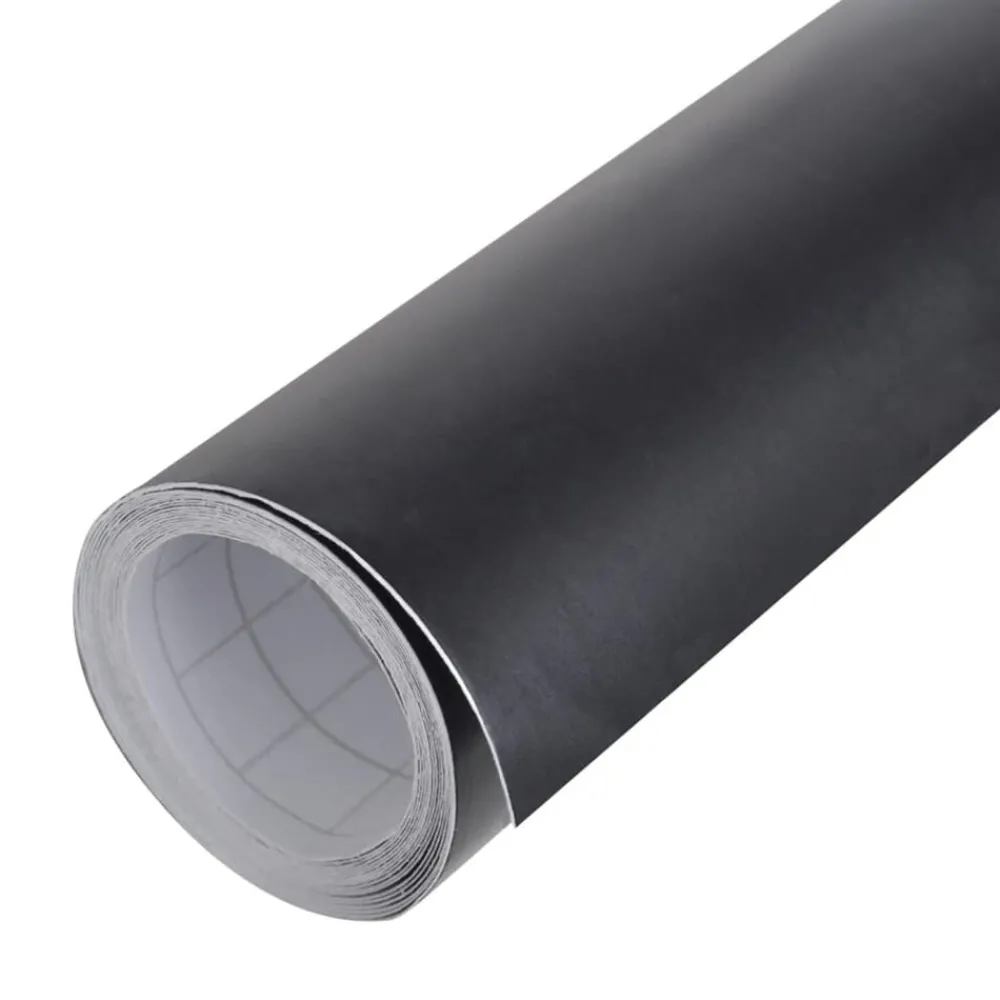 Voertuigonderdelen & -Accessoires*vidaXL Autofolie 100x150 cm matzwart