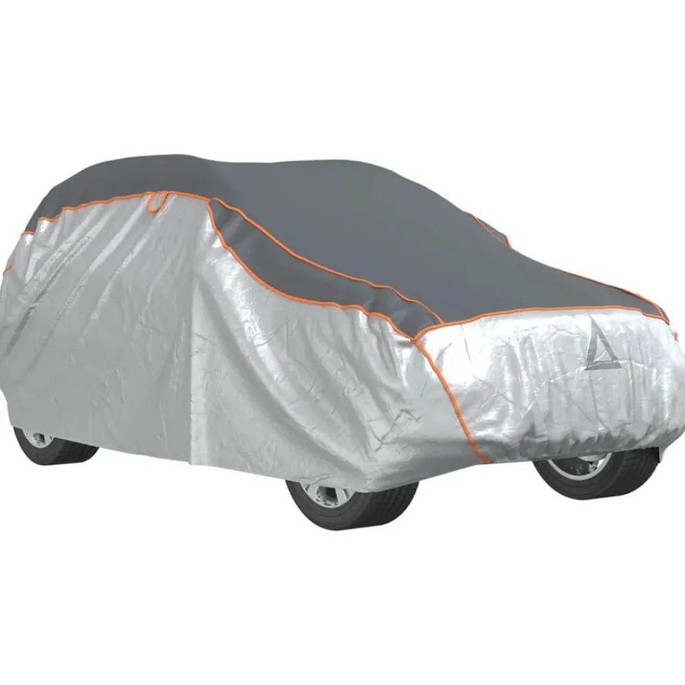 Voertuigonderdelen & -Accessoires*vidaXL Autohoes voor SUV hagelbescherming M zilverkleurig en grijs