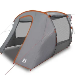 Buitensport*vidaXL Autotent waterdicht Grijs en oranje
