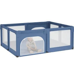 Babybox met 2 deuren oxford stof><noscript><img width=