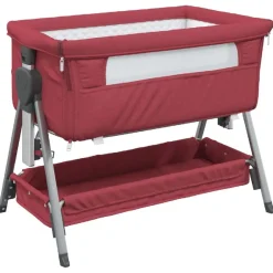 Babybox met matras linnen>vidaXL Sale