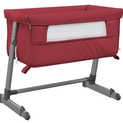 Babybox met matras linnen>vidaXL Outlet