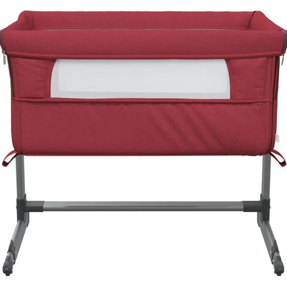 Babybox met matras linnen>vidaXL Outlet