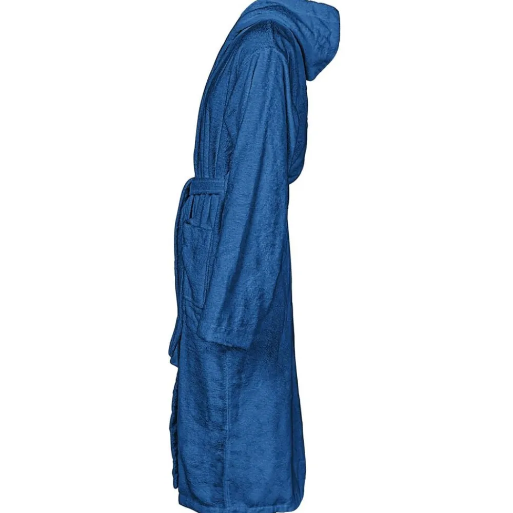 Kleding & Accessoires*vidaXL Badjas KINN Blauw S Katoen Marineblauw