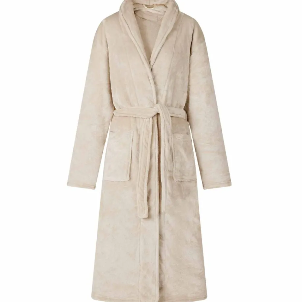 Kleding & Accessoires*vidaXL Badjas zonder Kap s Flanel Beige