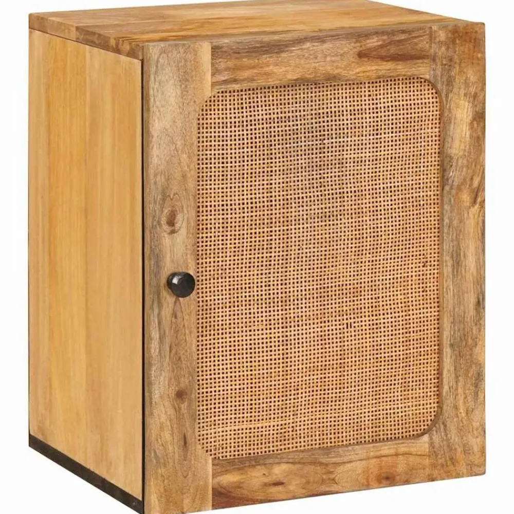 Meubelsets*vidaXL Badkamer Hangkast Bruin 38 x 33 x 48 cm Massief Mango Hout