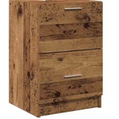 Badkamer Kast met lade 40 x 37 x 59 cm Bewerkt hout>vidaXL Online