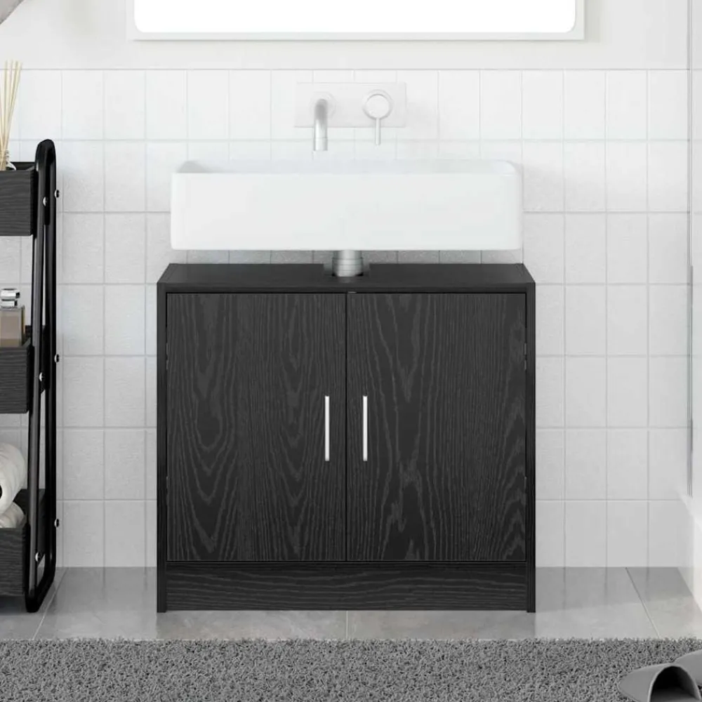 Badkamer Kast 63 x 29 x 55 cm Bewerkt hout>vidaXL