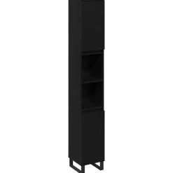Badkamer Kast 30 x 30 x 190 cm Bewerkt hout>vidaXL Discount