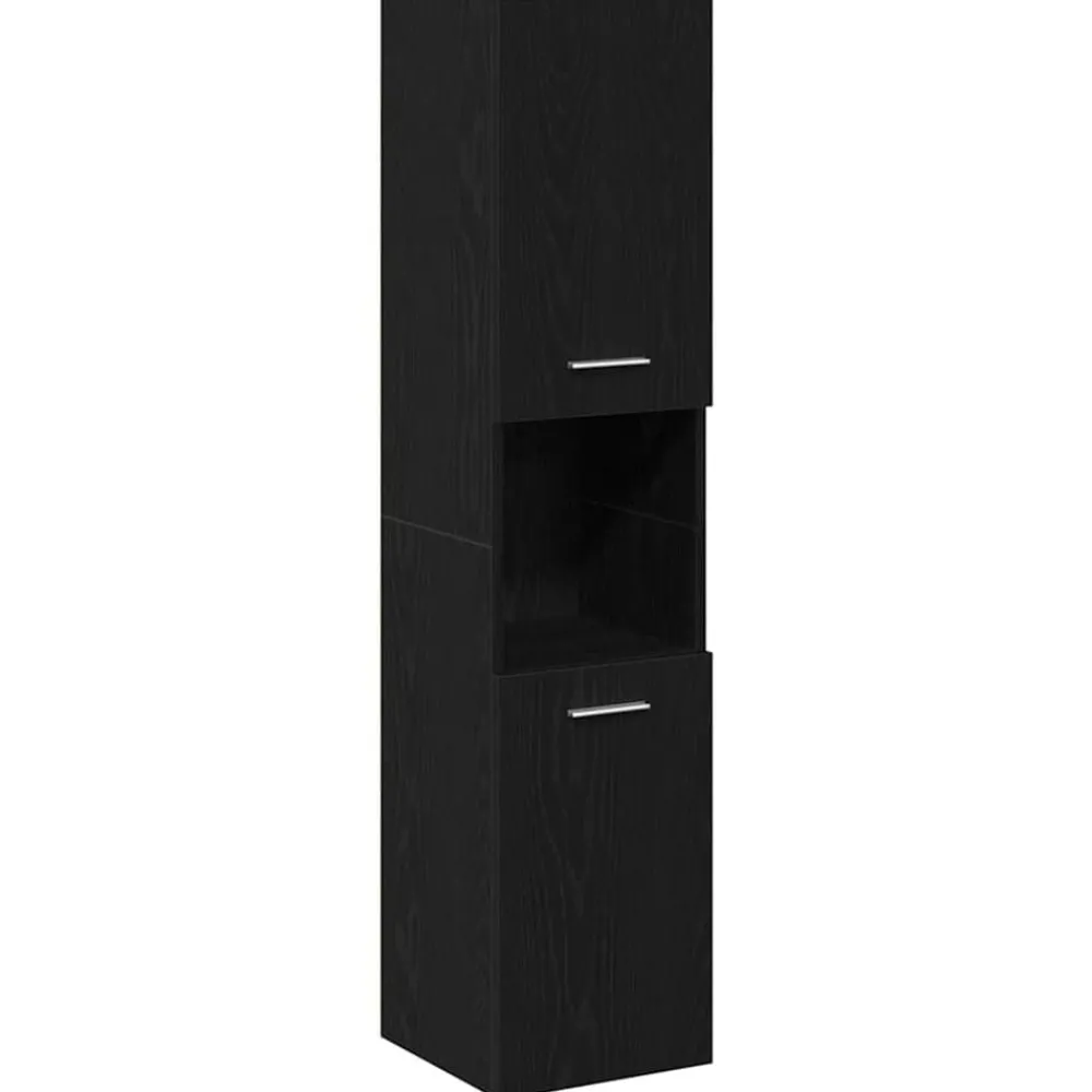 Badkamer Kast 30 x 30 x 130 cm Bewerkt hout>vidaXL Discount