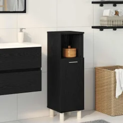 Badkamer Kast 30 x 30 x 95 cm Bewerkt hout>vidaXL Outlet