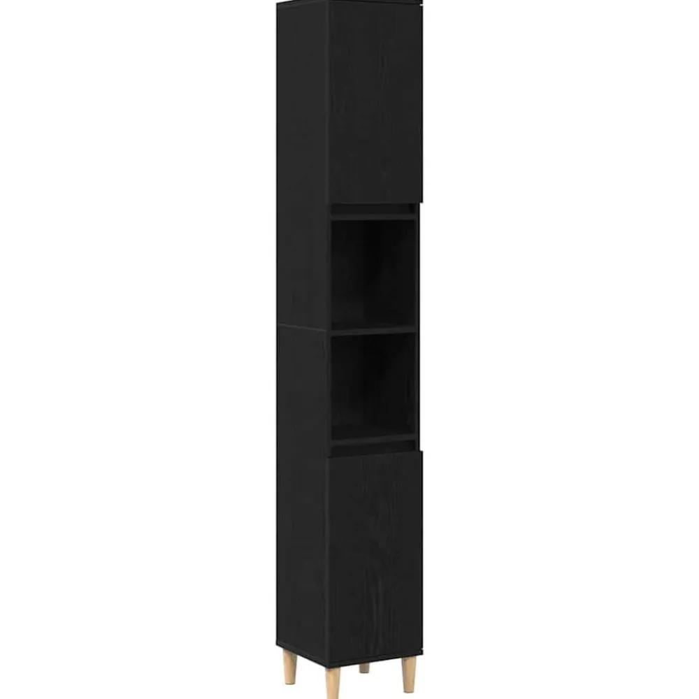 Badkamer Kast 30 x 30 x 190 cm Bewerkt hout>vidaXL Clearance