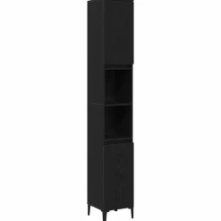 Badkamer Kast 30 x 30 x 190 cm Bewerkt hout>vidaXL Best