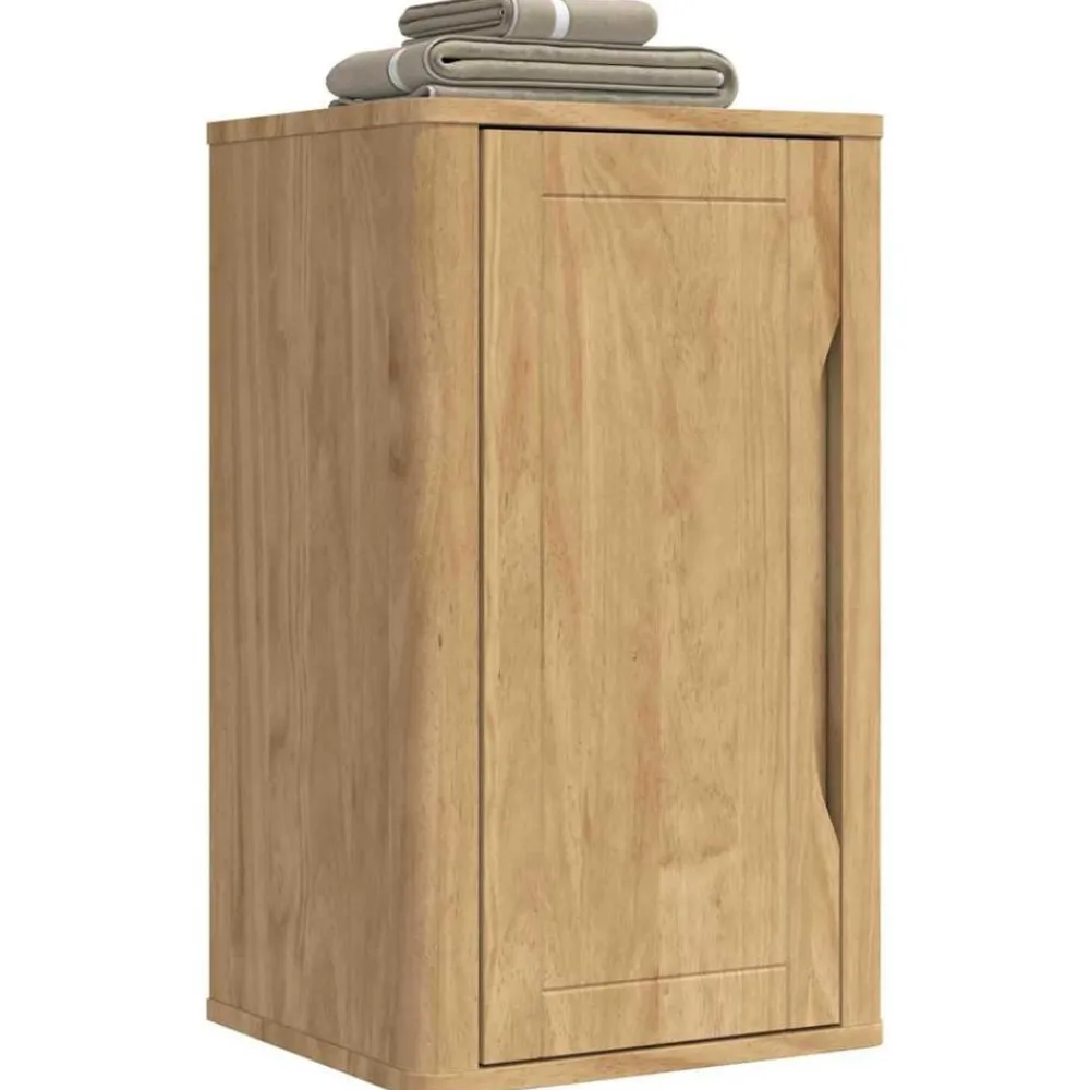 Meubelsets*vidaXL Badkamer wandkast met plank FLORO 35 x 30 x 60 cm Wasbruin