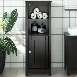 Badkamerkast BERG 40x34x110 cm massief grenenhout>vidaXL Best