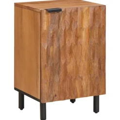 Meubelsets*vidaXL Badkamerkast met plank Bruin 38 x 33 x 58 cm Massief Mango Hout Acacia bruin afwerking