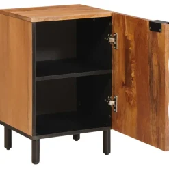 Meubelsets*vidaXL Badkamerkast met plank Bruin 38 x 33 x 58 cm Massief Mango Hout Acacia bruin afwerking