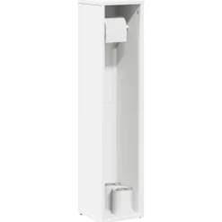 Meubelsets*vidaXL Badkamerkast met rolhouder 20,5x20x90 cm Wit